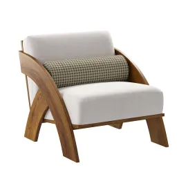 JecksonLoft Upholstered Wooden Chair